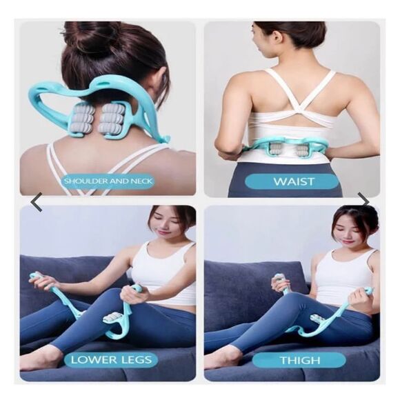 Reposepoint 6 wheel adjustable neck massager. NWOT. - Picture 4 of 7